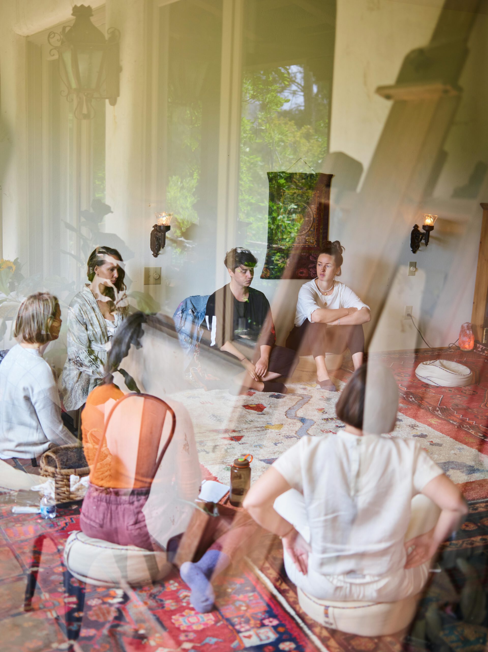 People Sitting in Circle during Group Therapy