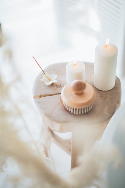 Serene spa atmosphere with candles and incense for ultimate relaxation.